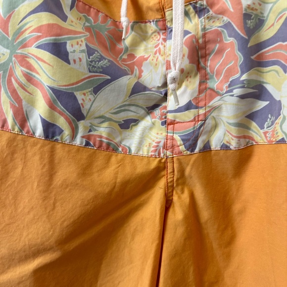 VTG 90's Ralph Lauren Polo Hawaiian style Lined Swim Trunks Men's M Shorts logo - Picture 9 of 12